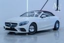 مرسيدس بنز S 560 كوبيه 2018 Mercedes Benz S560 Convertible V8, Service History, Fully Loaded, Excellent Condition, GCC Spec