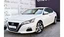 Nissan Altima AED 1039 PM 2.5L S 2020 GCC DEALER WARRANTY