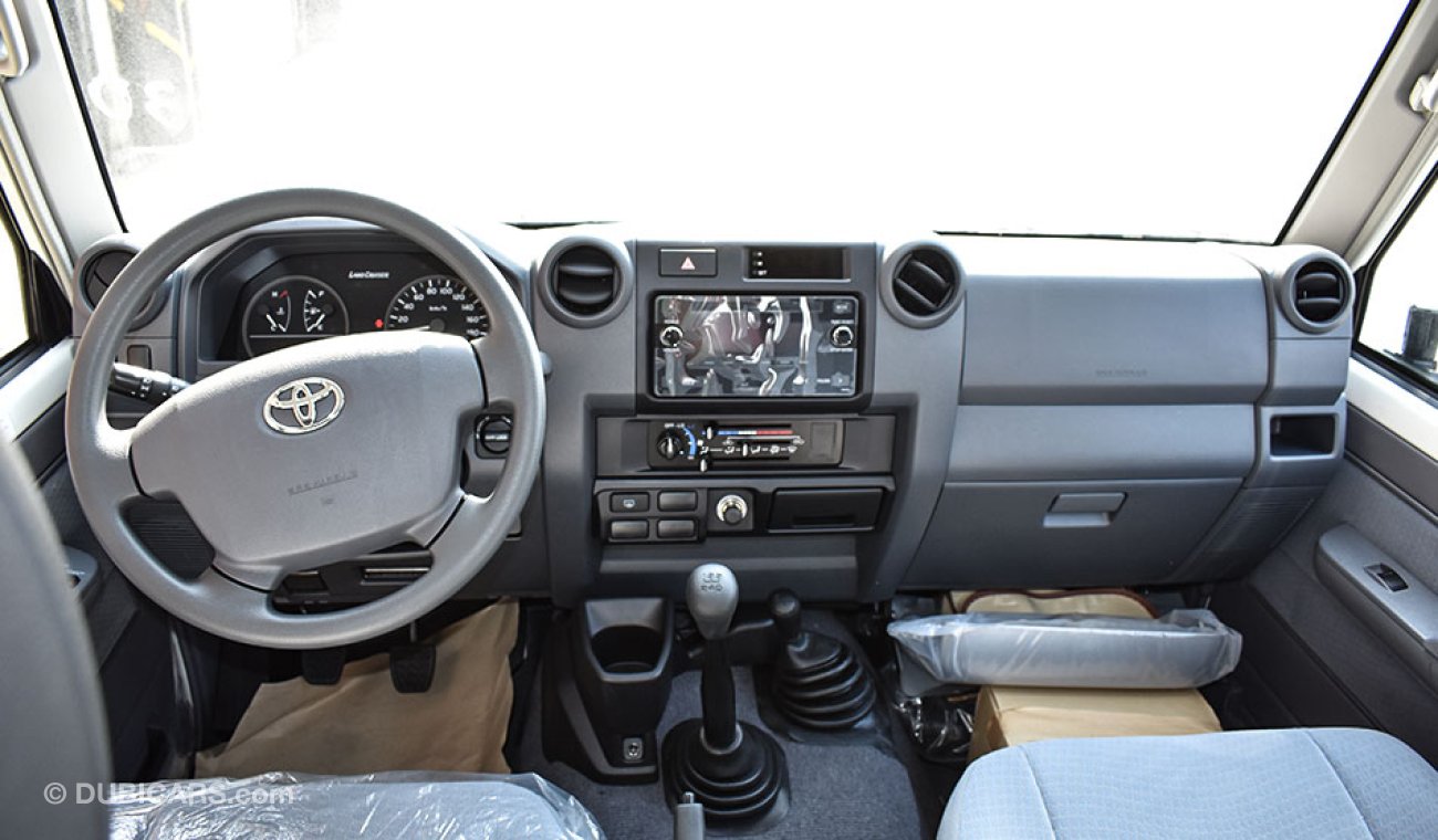 Toyota Land Cruiser Hard Top (76) 4.2 Diesel, 9 seats with rear difflock, winch on the Way UAE