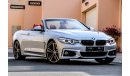 BMW 428i i M-Kit 2016 GCC under 2 Years Warranty with Zero Down-Payment.