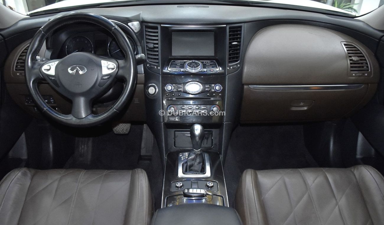 Infiniti QX70 EXCELLENT DEAL for our Infiniti QX70 ( 2015 Model ) in White Color GCC Specs