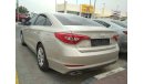 Hyundai Sonata 2017 BEIGE GCC NO REPAINT NO ACCIDENT PERFECT