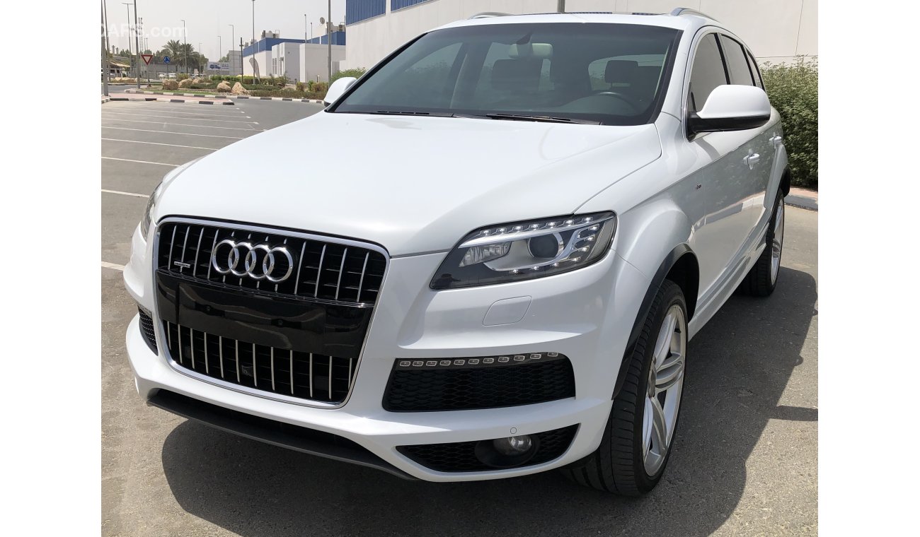 أودي Q7 AUDI Q7 S-LINE QUATTRO ONLY 1560X60 MONTHLY V6 4X4 MAINTAINED BY AGENCY UNLIMITED KM WARRANTY