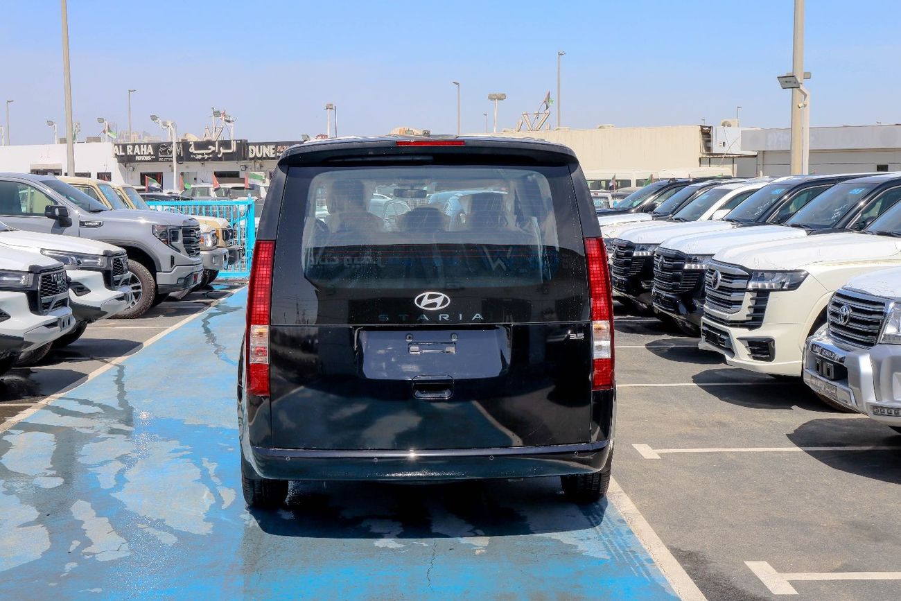 هيونداي ستاريا Hyundai Staria 3.5L 2025 Model (Mid Option, 9-Seater, Black Color) -