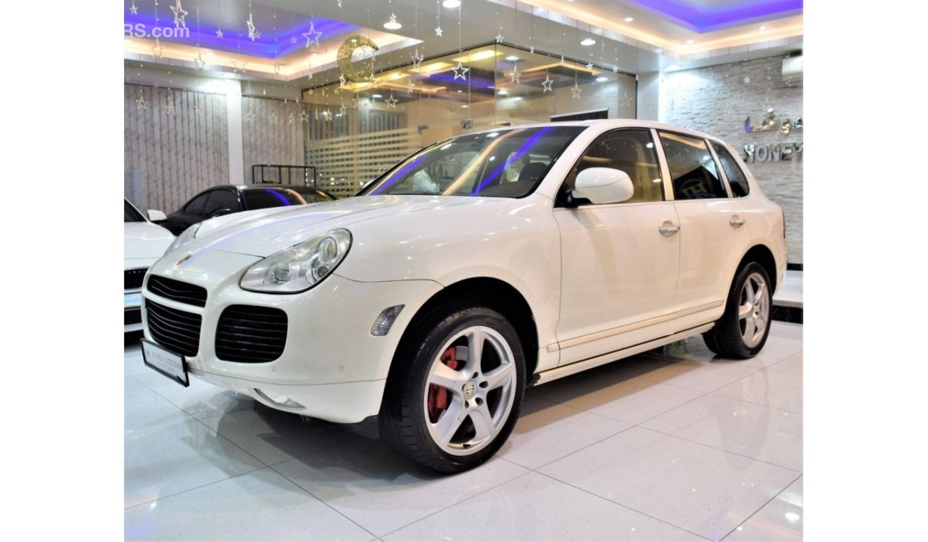 بورش كايان توربو Porsche Cayenne TURBO 2005 Model!! in White Color! GCC Specs