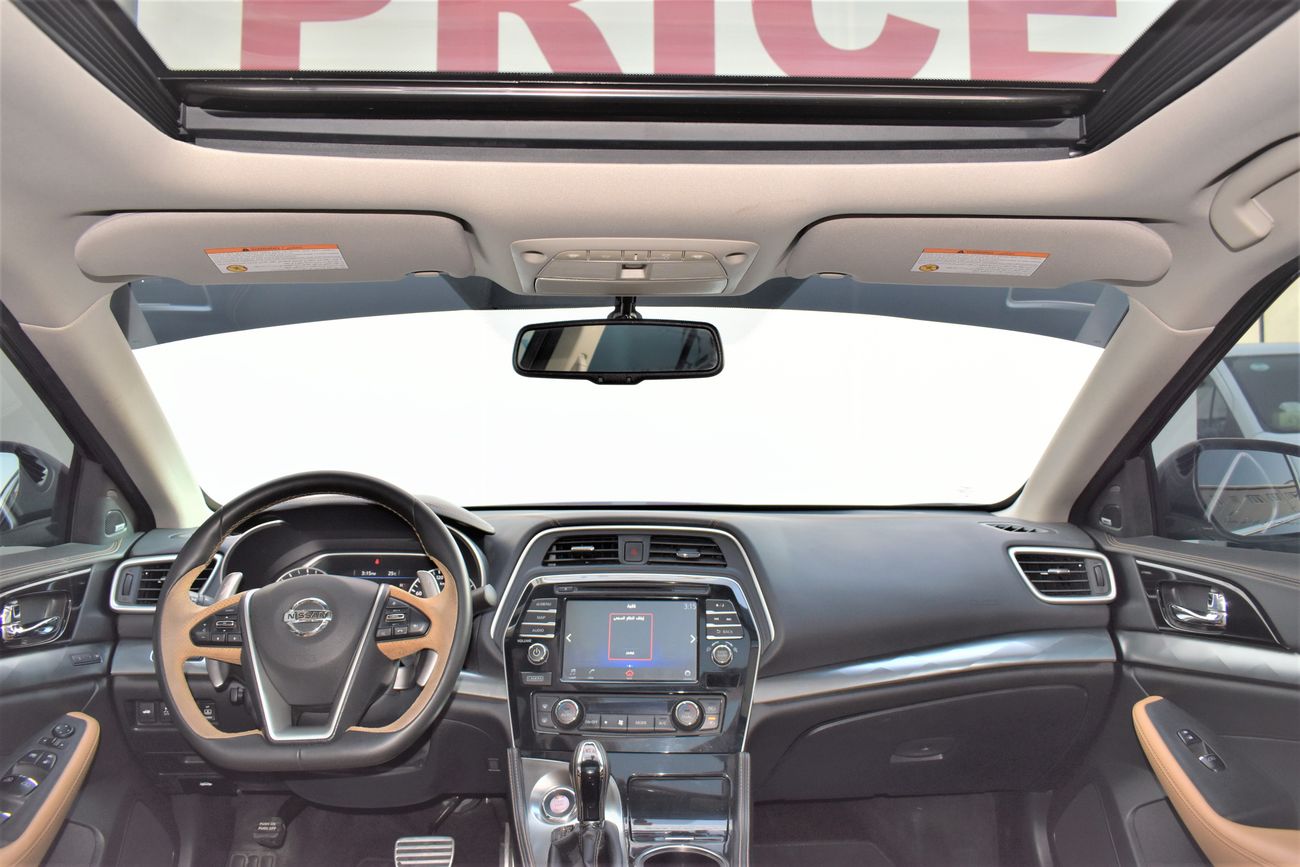Nissan Maxima 3.5L SR V6 2018 GCC DEALER WARRANTY RAMADAN OFFER 1YR / 20K SERVICE CONTRACT