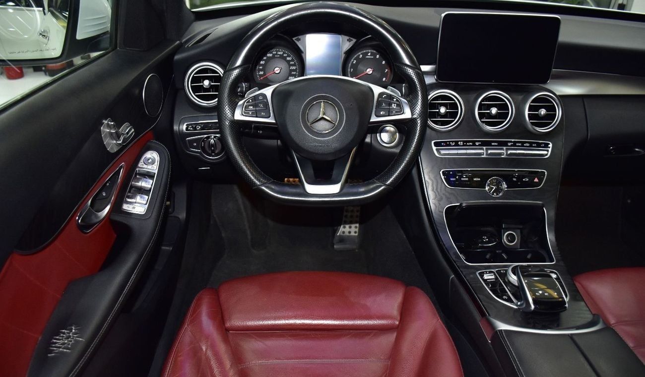 Mercedes-Benz C 200 EXCELLENT DEAL for our Mercedes Benz C200 ( 2017 Model ) in White Color GCC Specs
