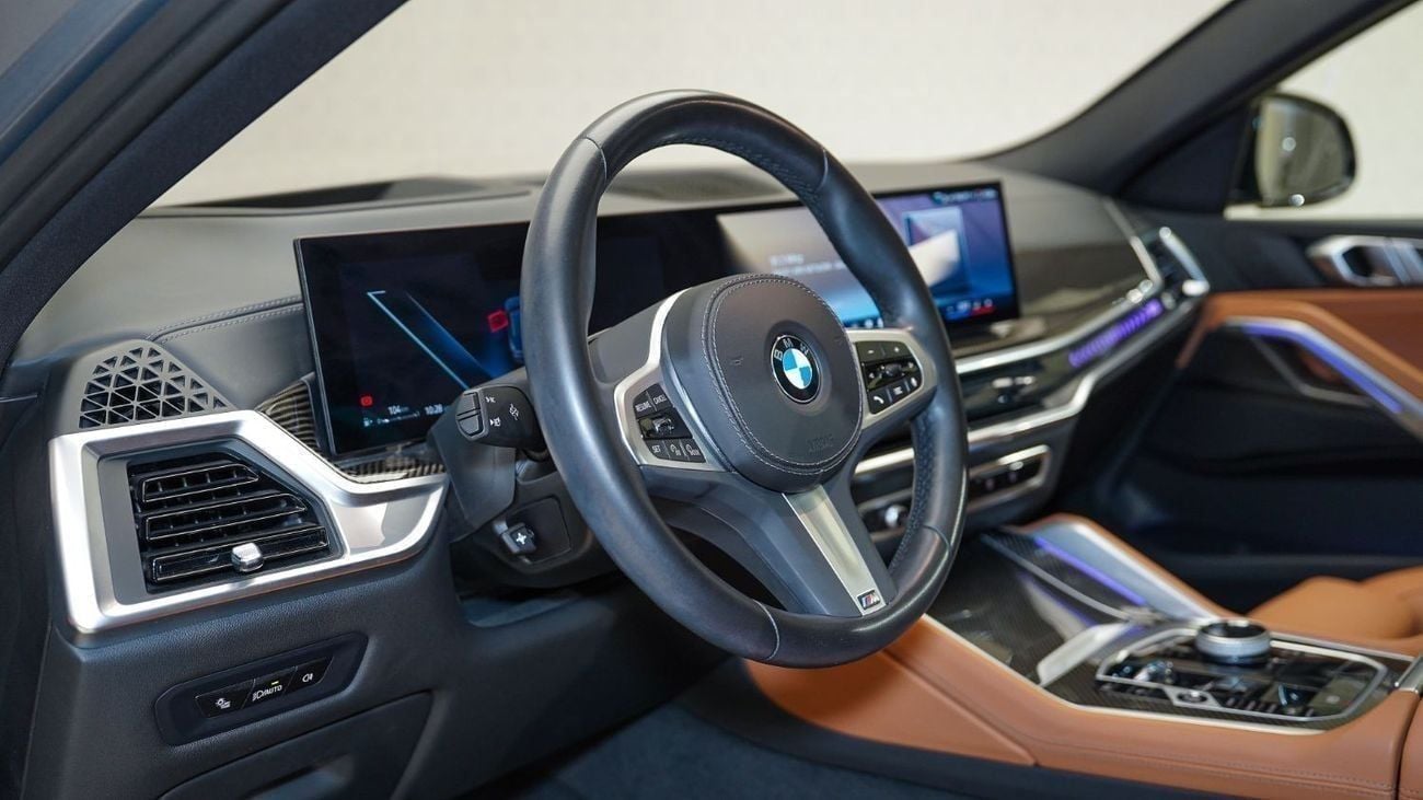 BMW X6 40i M Sport 3.0L | AED 4,624 PM | Warranty Sept-2027 | GCC