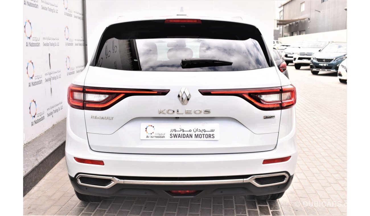 Renault Koleos AED 1566 PM | 2.5L LE 4WD GCC DEALER WARRANTY