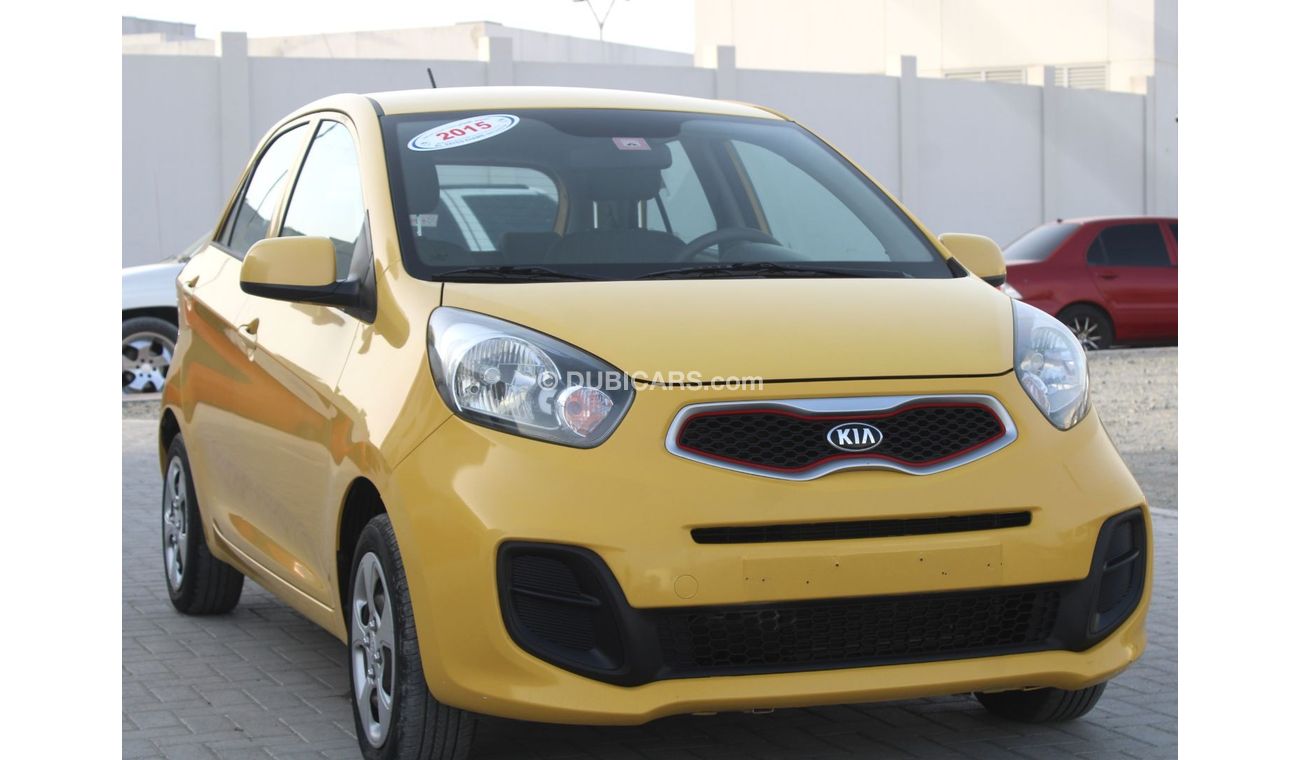 Kia Picanto KIA PICANTO 2015 YELLOW GCC EXCELLENT CONDITION WITHOUT ACCIDENT