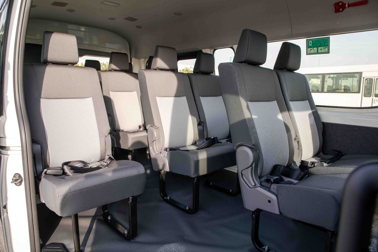 Toyota Hiace High Roof Manual 2.8L - White Inside Dark Grey | Export Only