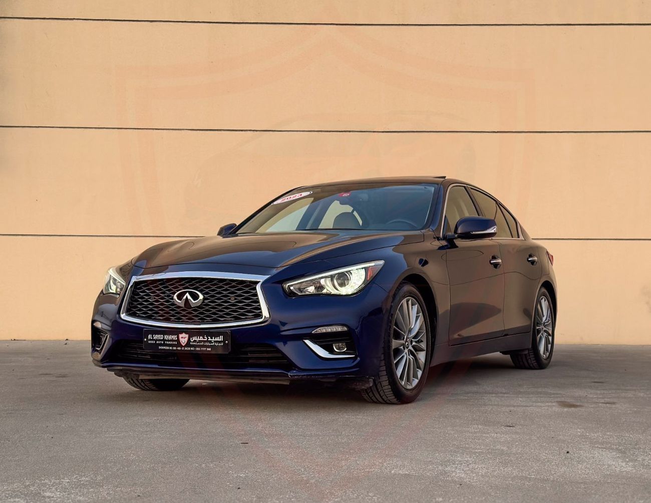 Infiniti Q50 Luxe 3.0L Infiniti Q50 | 3.0 L | 2023 | GCC | Agency Service | Accident-Free | In Excellent Conditio
