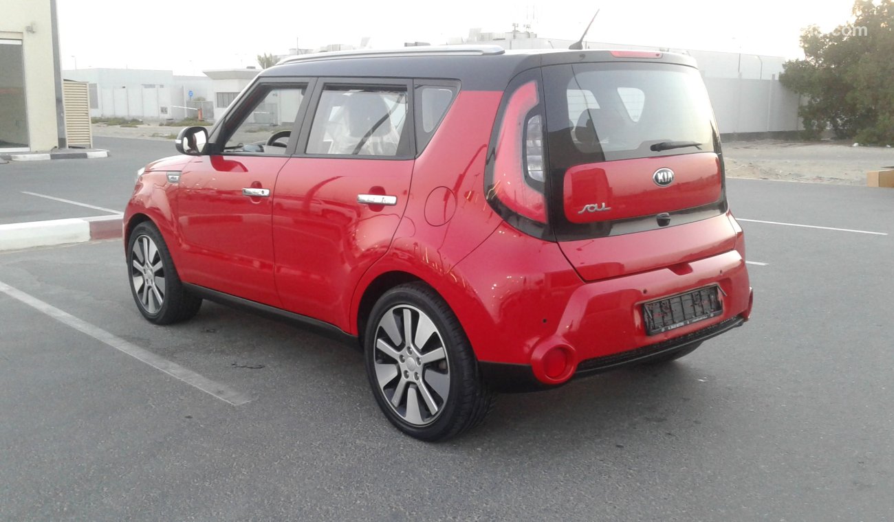 Kia Soul KIA SOUL RED KHALIJE NO PAINT NO ACCIDENT LEATHER FULL OPTION