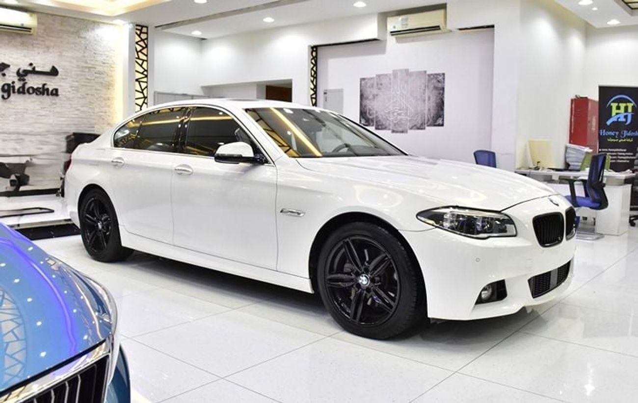 بي أم دبليو 550i EXCELLENT DEAL for our BMW 550i M-Kit ( 2015 Model ) in White Color Japanese Specs