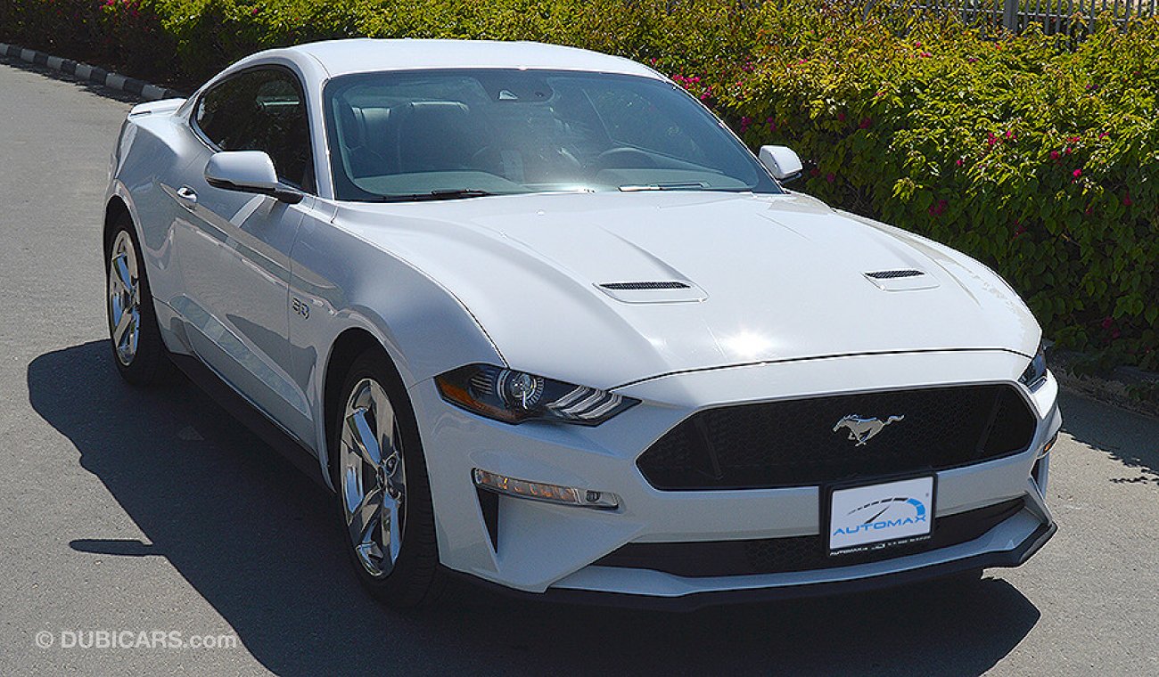 Ford Mustang 2019 GT Premium, 5.0 V8 GCC, 0km w/ 3 Years or 100K km Warranty + 60K km Service at Al Tayer Motors