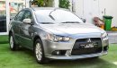 Mitsubishi Lancer Gulf gray color inside beige without accidents Rings rear wing sensors fog lights in excellent condi