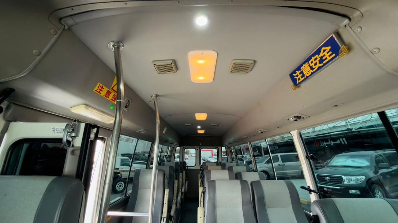 Toyota Coaster Fully luxury seats fully covered by cameras