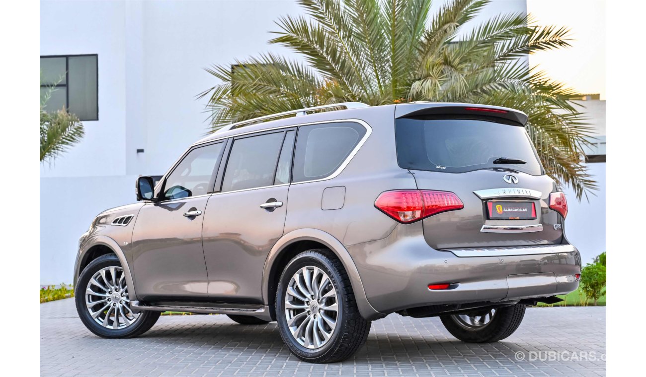 Infiniti QX80 5.6L V8 | 2,526 P.M | 0% Downpayment | Full Option | Exceptional Condition!