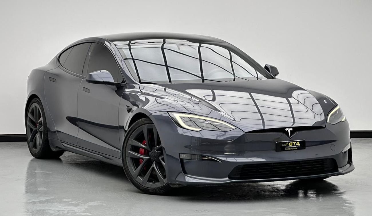 Tesla Model S Plaid (AWD) 2023 Tesla Model S Plaid, May/2027 Tesla Warranty, Tesla Full Service History, GCC