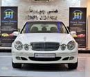 مرسيدس بنز E 320 EXCELLENT DEAL for our Mercedes Benz E320 ELEGANCE ( LIMOUSINE ) 2003 Model!! in White Color! GCC Sp