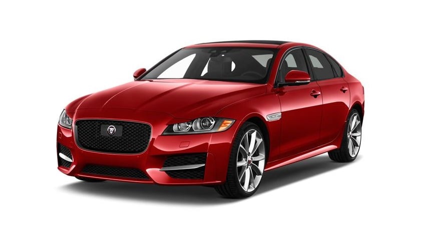 Jaguar XF cover - Front Left Angled