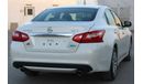 Nissan Altima S NISSAN ALTIMA 2017 WHITE GCC EXCELLENT CONDITION WITHOUT ACCIDENTS