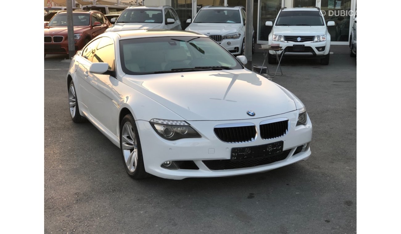 BMW 630i Bmw 630 model 2009 GCC car prefect condition full option low mileage panoramic roof leather seats ba