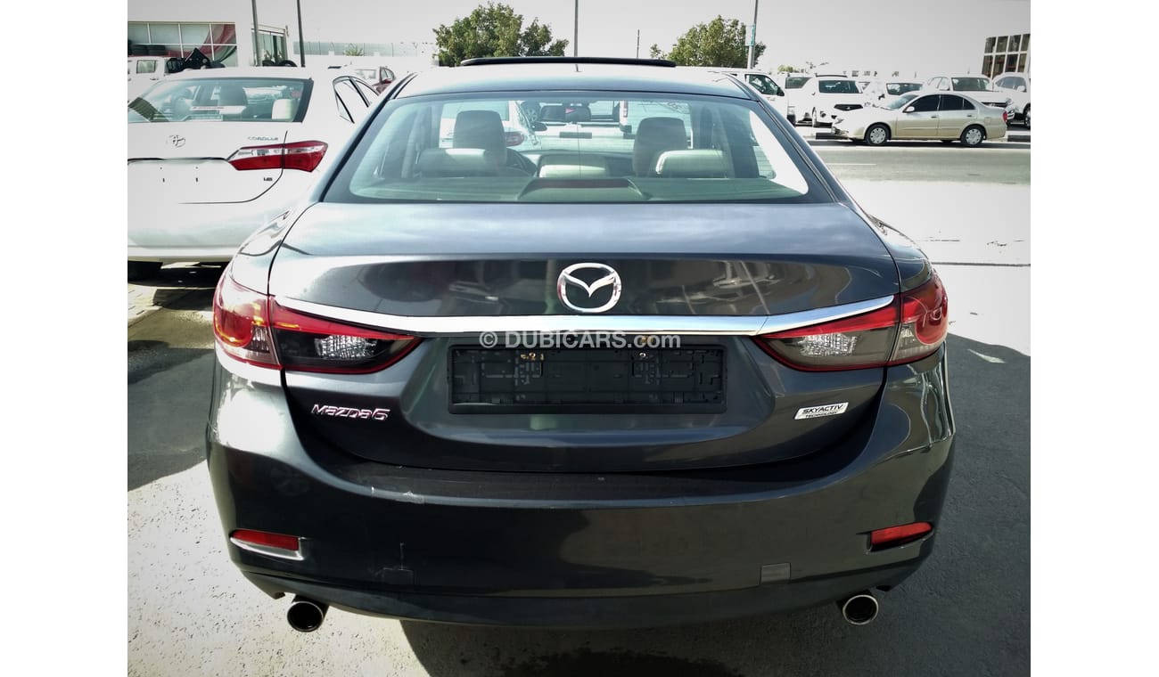 Mazda 6 GREY 2015 GCC FULL OPTION NO PAIN NO ACCIDENT PERFECT