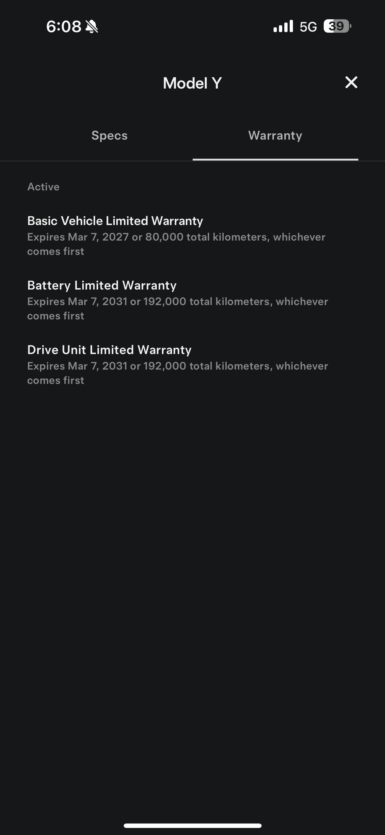 Tesla Model Y performance