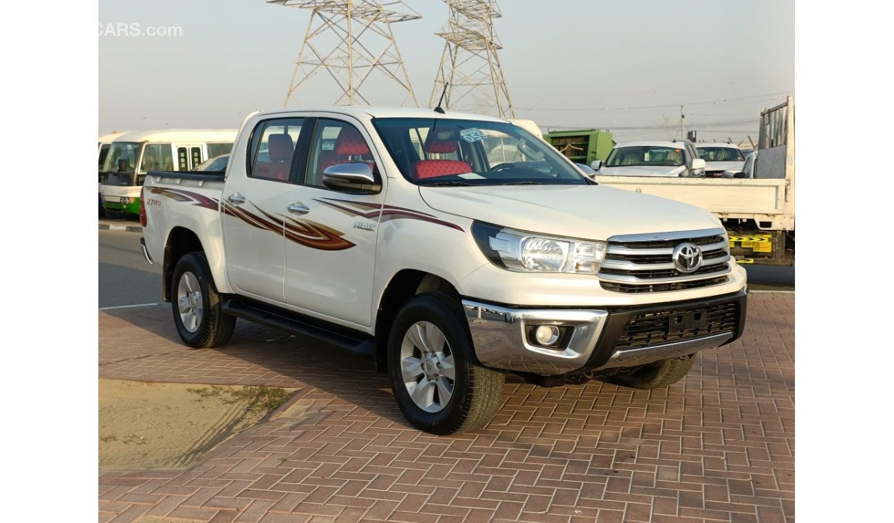 تويوتا هيلوكس 2.7L Petrol, M/T, Diamond Leather Seats With Chrome Mirror / 4WD (LOT # 4490)