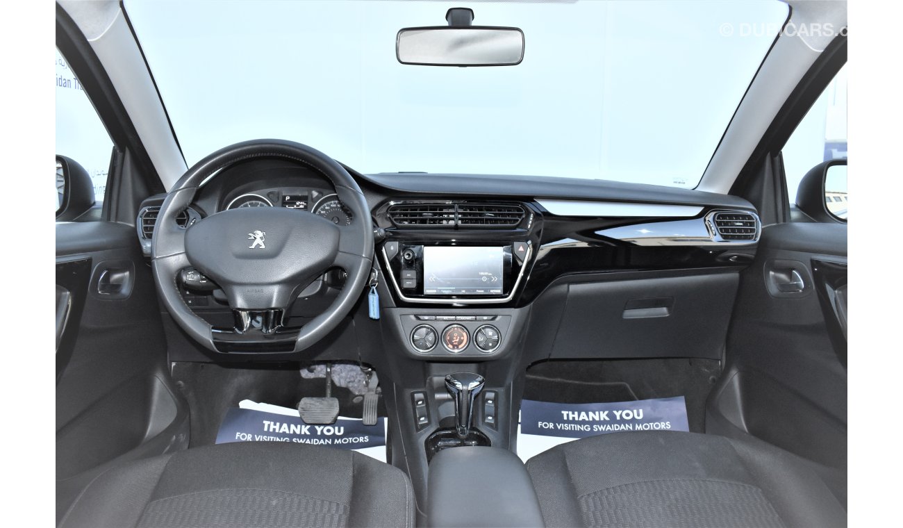 Peugeot 301 1.6L ALLURE 2018 GCC RAMADAN OFFER INSURANCE/SERVICE/WARRANTY