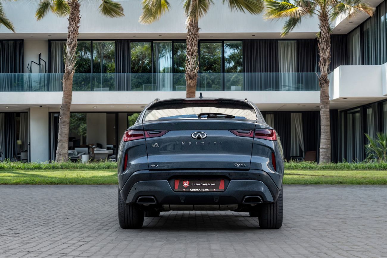 Infiniti QX55 QX55 | 2,253 P.M | 0% Downpayment | Infiniti QX55 Full Option | Agency Warranty & Service History!