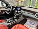Mercedes-Benz C 200 AMG MERCEDES C200 || GCC || TOP OPTIONS || RED INTERIOR || FREE ACCIDENTS || PANORAMIC
