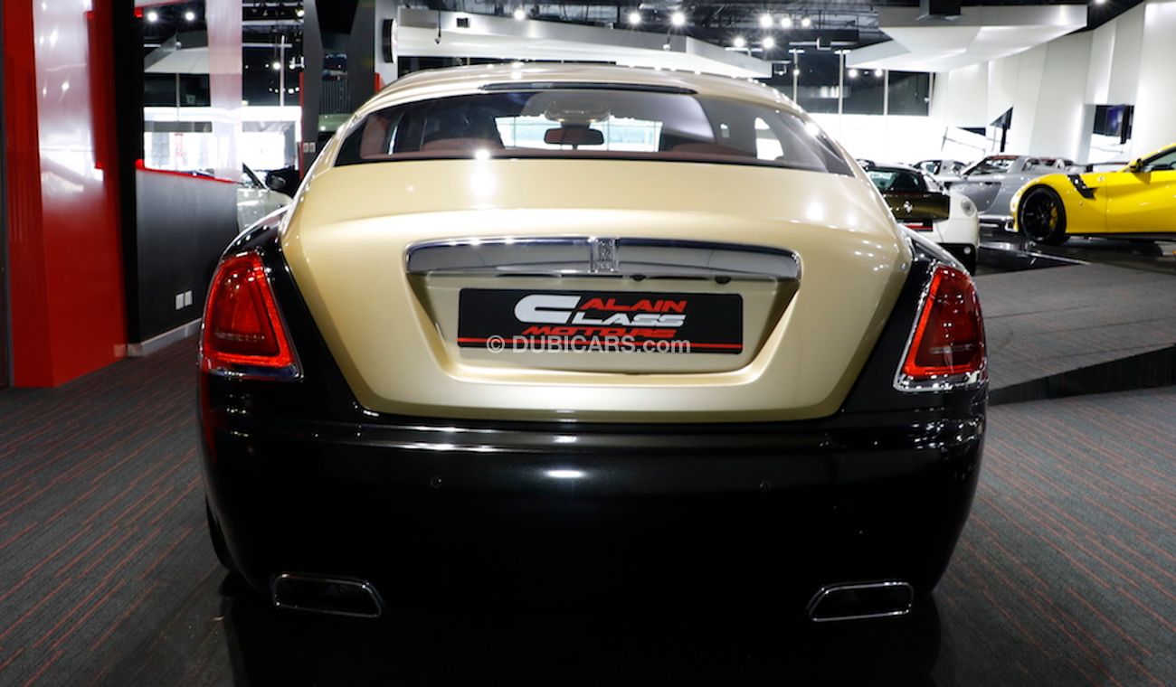 Rolls-Royce Wraith Gold Vinyl Wrap
