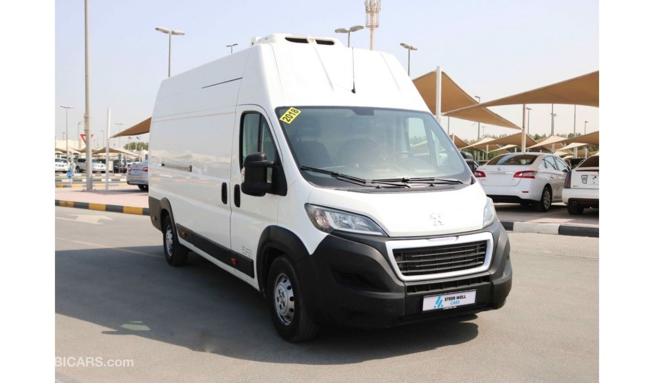 بيجو بوكسر 2018 |  REFRIGERATED VAN -EXCELLENT CONDITION WITH GCC SPECS - VAT EXCLUDED