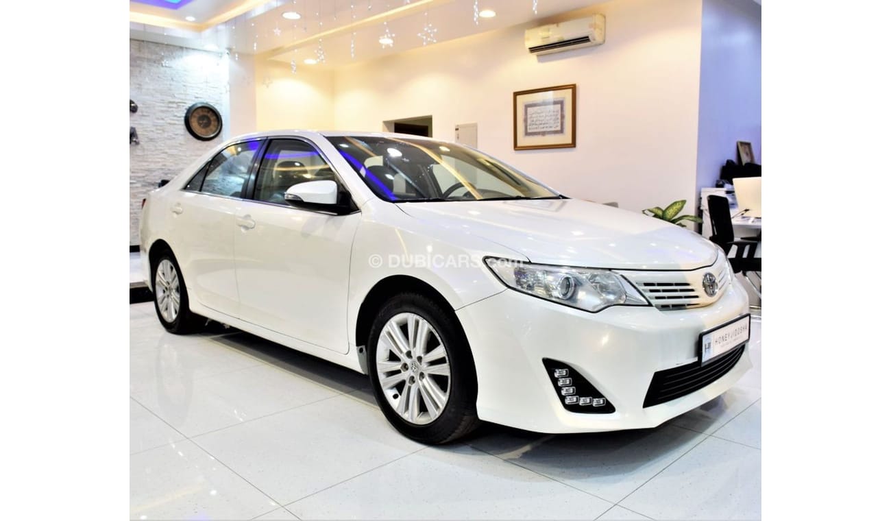 تويوتا كامري ( صبغه وكاله ORIGINAL PAINT ) Toyota Camry S+ 2014 Model!! in White Color! GCC Specs