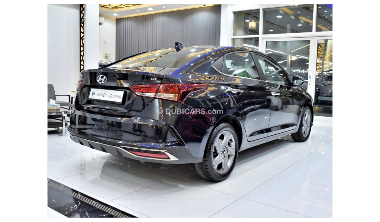 Hyundai Accent EXCELLENT DEAL for our Hyundai Accent 1.6 ( 2022 Model ) in Blue Color GCC Specs