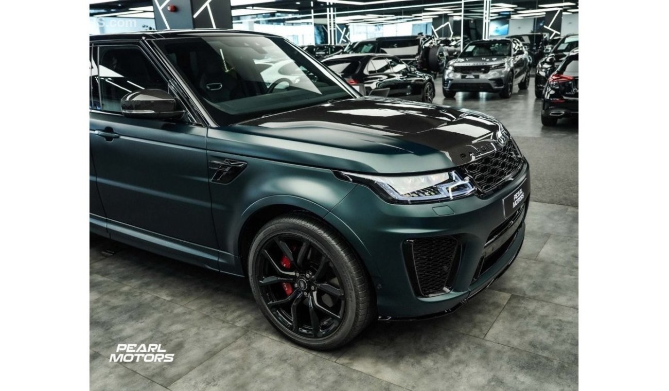 لاند روفر رانج روفر سبورت أس في آر 2022 | ZERO KM | RANGE ROVER SPORT SVR - Carbon fiber edition | matt green | warranty