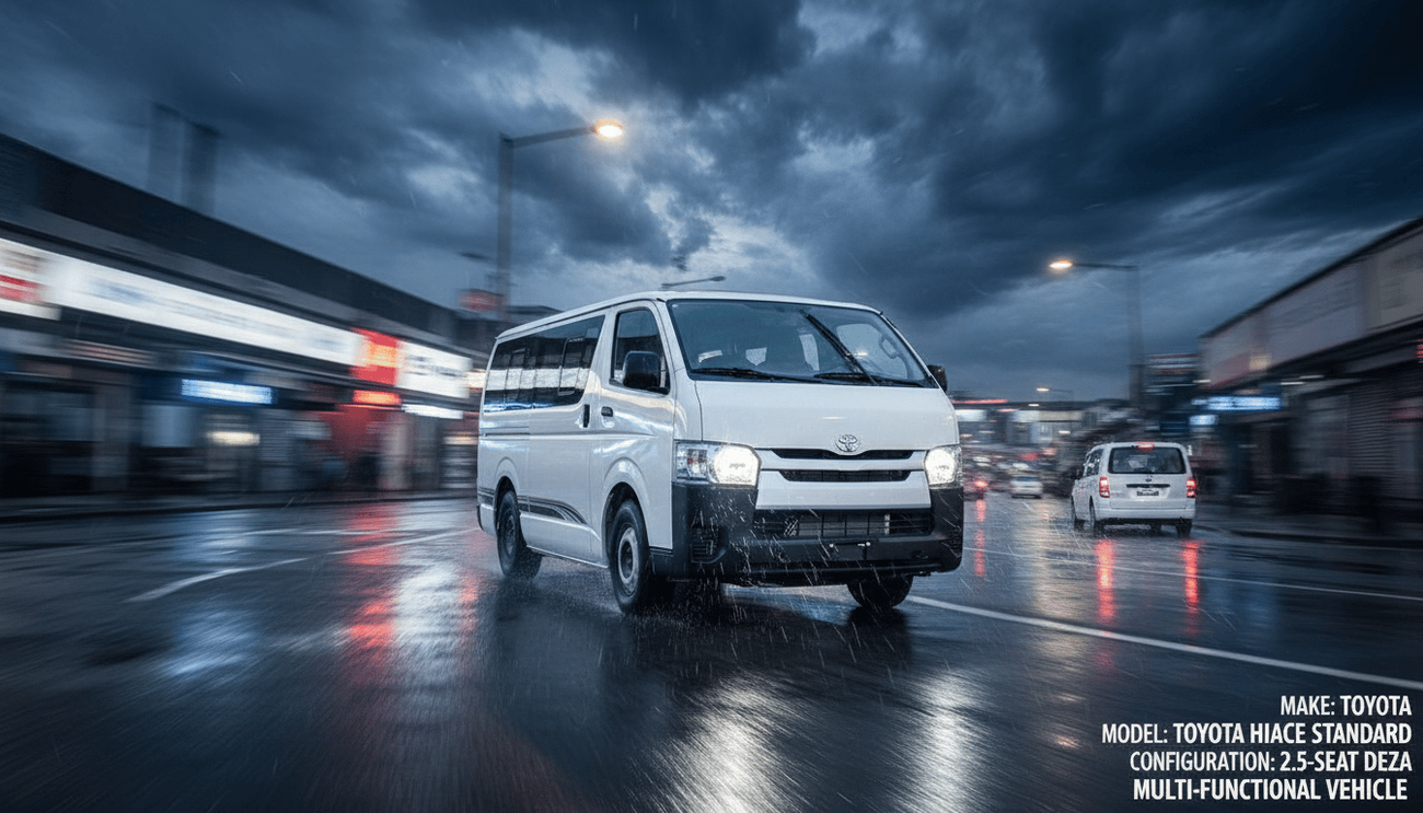 تويوتا هاياس TOYOTA HIACE  15 SEATERS STD ROOF A/C - 2.5L  DIESEL TURBO M/T