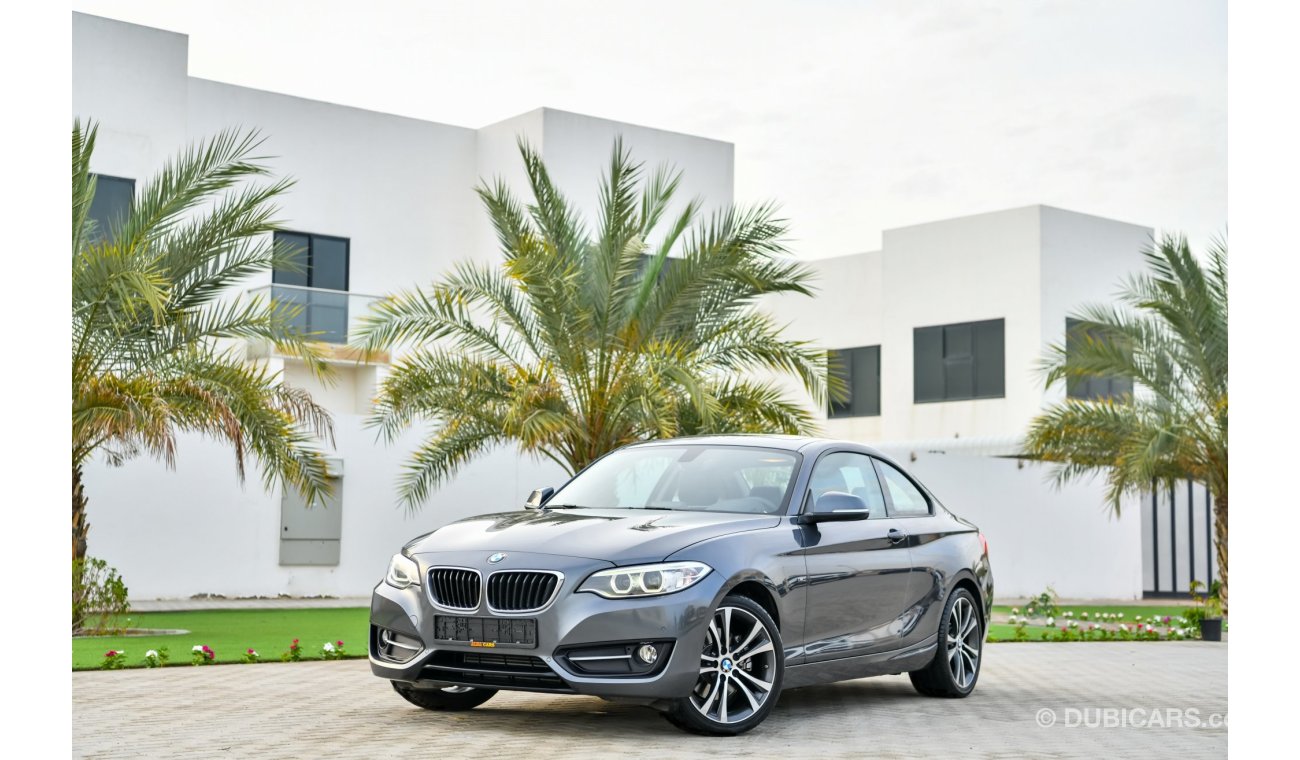 بي أم دبليو 220 Agency Warranty and Service Contract! - BMW 220i - GCC - AED 1,802 PER MONTH - 0% DOWNPAYMENT