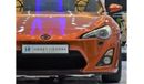 Toyota 86 GTX EXCELLENT DEAL for our Toyota 86 GTX ( 2014 Model ) in Orange Color GCC Specs