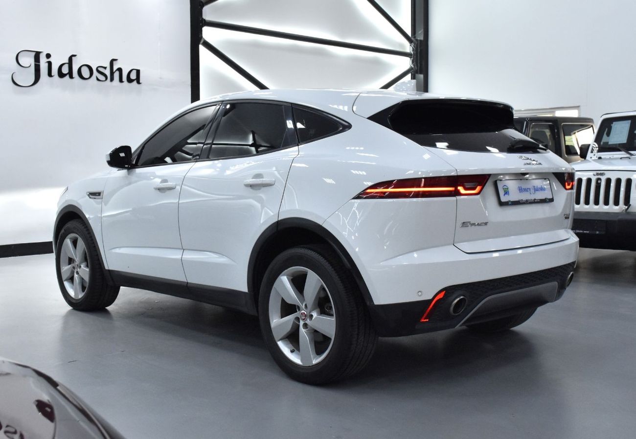 Jaguar E Pace EXCELLENT DEAL for our Jaguar E-Pace P200 AWD ( 2019 Model ) in White Color GCC Specs