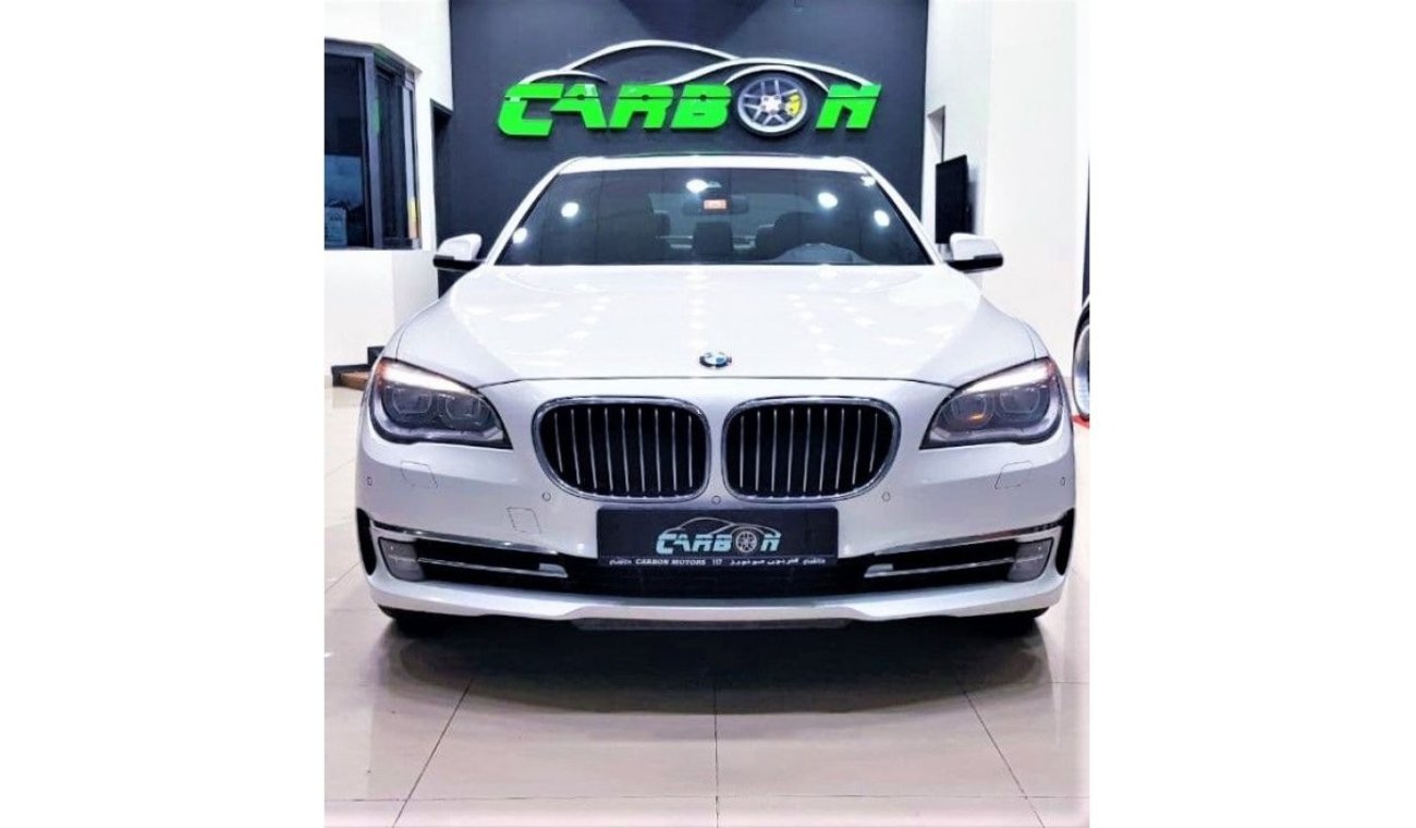 بي أم دبليو 750 BMW 750LI V8 4.4L 2013 MODEL GCC CAR IN VERY GOOD CONDITION