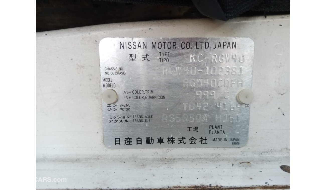 Nissan Civilian NISSAN CIVILIAN BUS RIGHT HAND DRIVE (PM1048)
