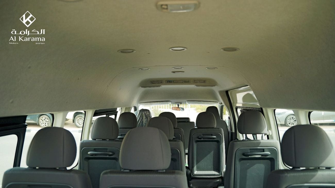 تويوتا هاياس 2.5L Diesel High Roof Van with 16 Seats - Power Window - Sliding Door - Manual Drive