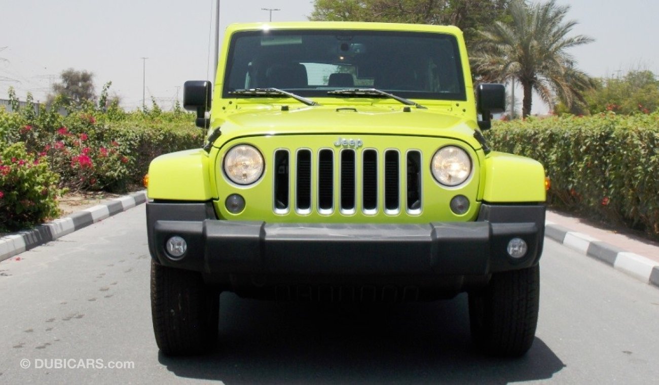 جيب رانجلر Brand New 2016  SAHARA UNLIMITED 3.6L V6 GCC With 3 Yrs/60000 km AT the Dealer