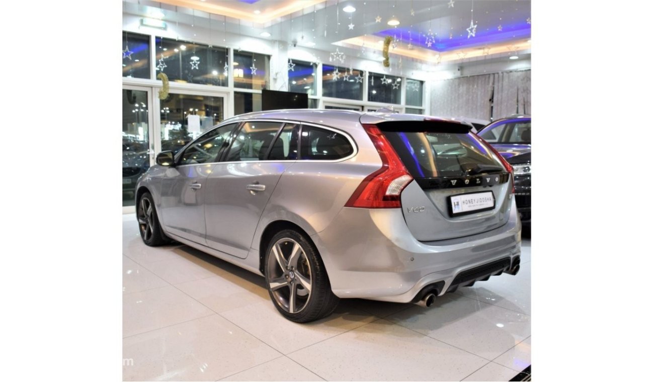 فولفو V60 EXCELLENT DEAL for our Volvo V60 T5 R-DESIGN 2014 Model!! in Silver Color! GCC Specs