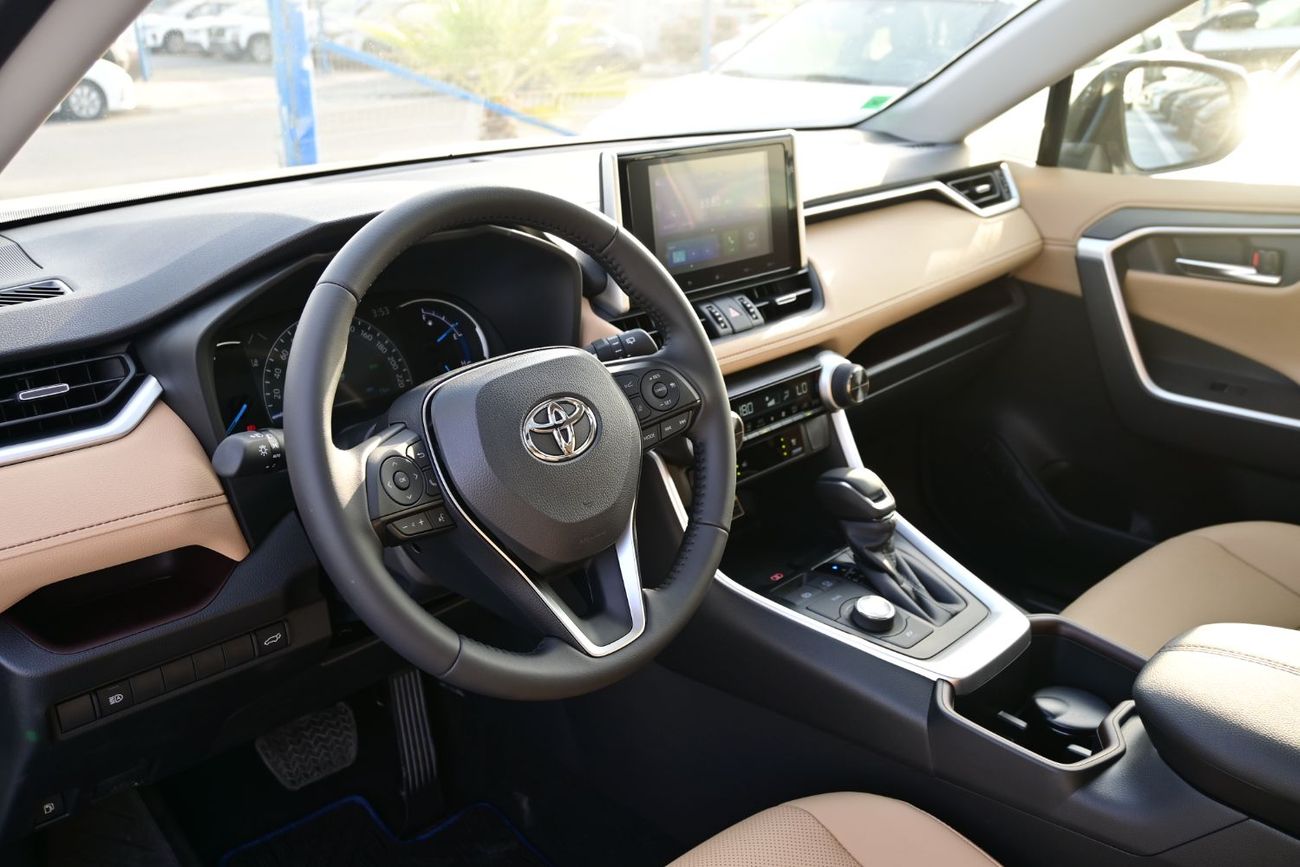 تويوتا راف ٤ Toyota RAV4 Limited 2.5L Hybrid, AWD, Model 2025 Color White