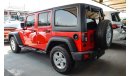 Jeep Wrangler Sport Unlimited, 3.6L-V6 4X4, GCC Specs with Warranty and Service until Nov 2021 or 100,000km