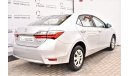 Toyota Corolla 1.6L SE 2018 GCC DEALER WARRANTY